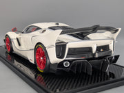 Modellautos 1:12 BBR Ferrari FXX-K EVO Gloss Pearl White Ltd UNIKAT 01/01 OVP