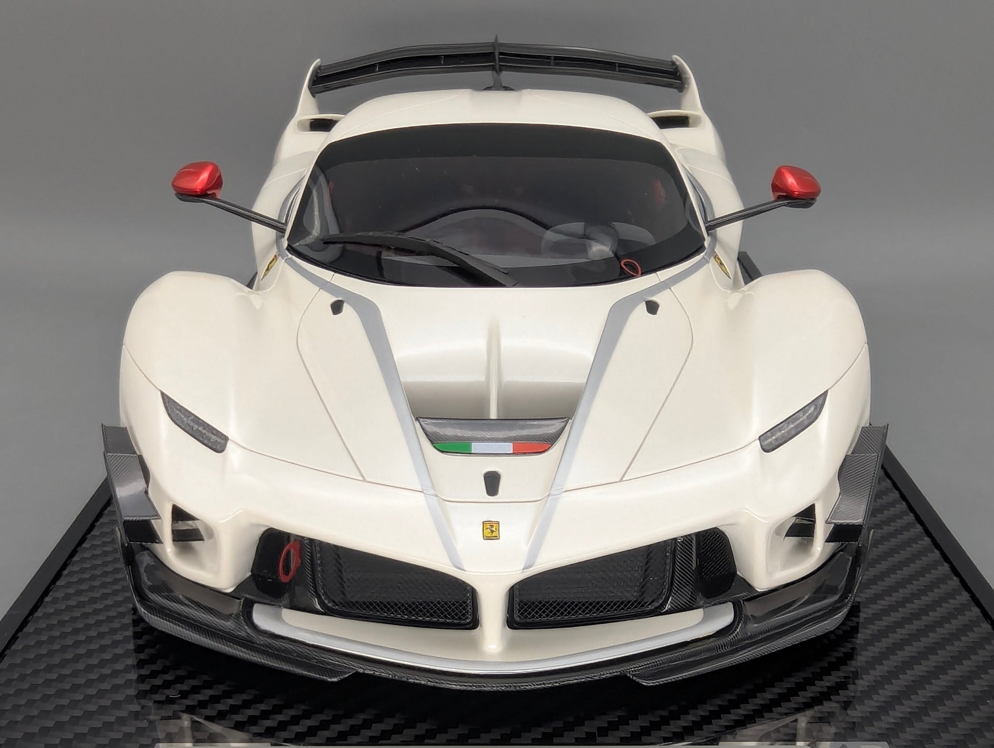 Modellautos 1:12 BBR Ferrari FXX-K EVO Gloss Pearl White Ltd UNIKAT 01/01 OVP
