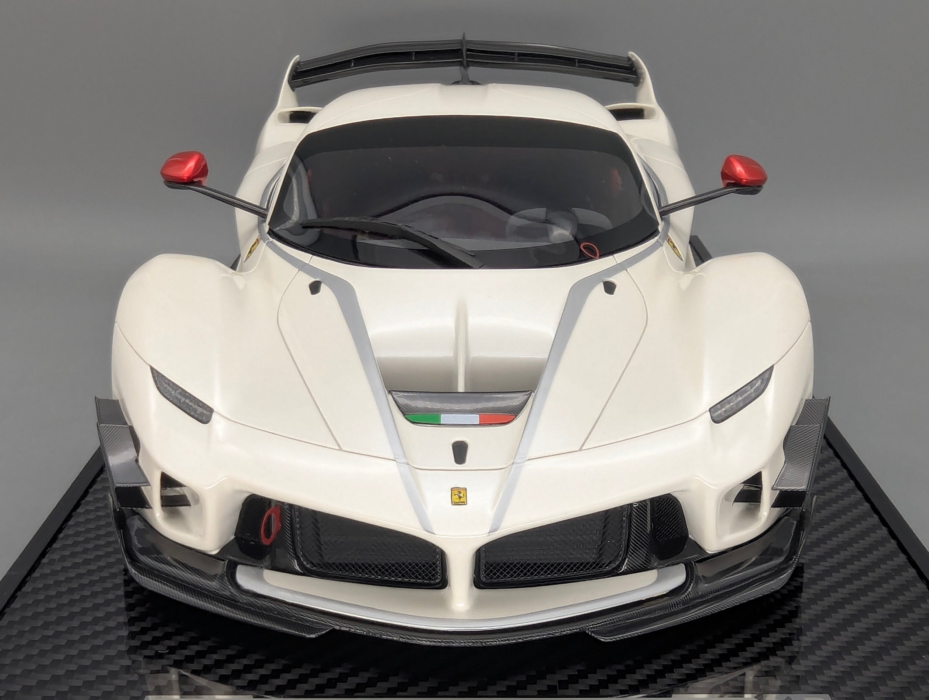 Modellautos 1:12 BBR Ferrari FXX-K EVO Gloss Pearl White Ltd UNIKAT 01/01 OVP