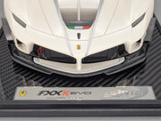 Modellautos 1:12 BBR Ferrari FXX-K EVO Gloss Pearl White Ltd UNIKAT 01/01 OVP