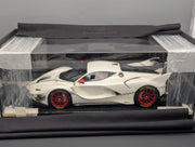 Modellautos 1:12 BBR Ferrari FXX-K EVO Gloss Pearl White Ltd UNIKAT 01/01 OVP