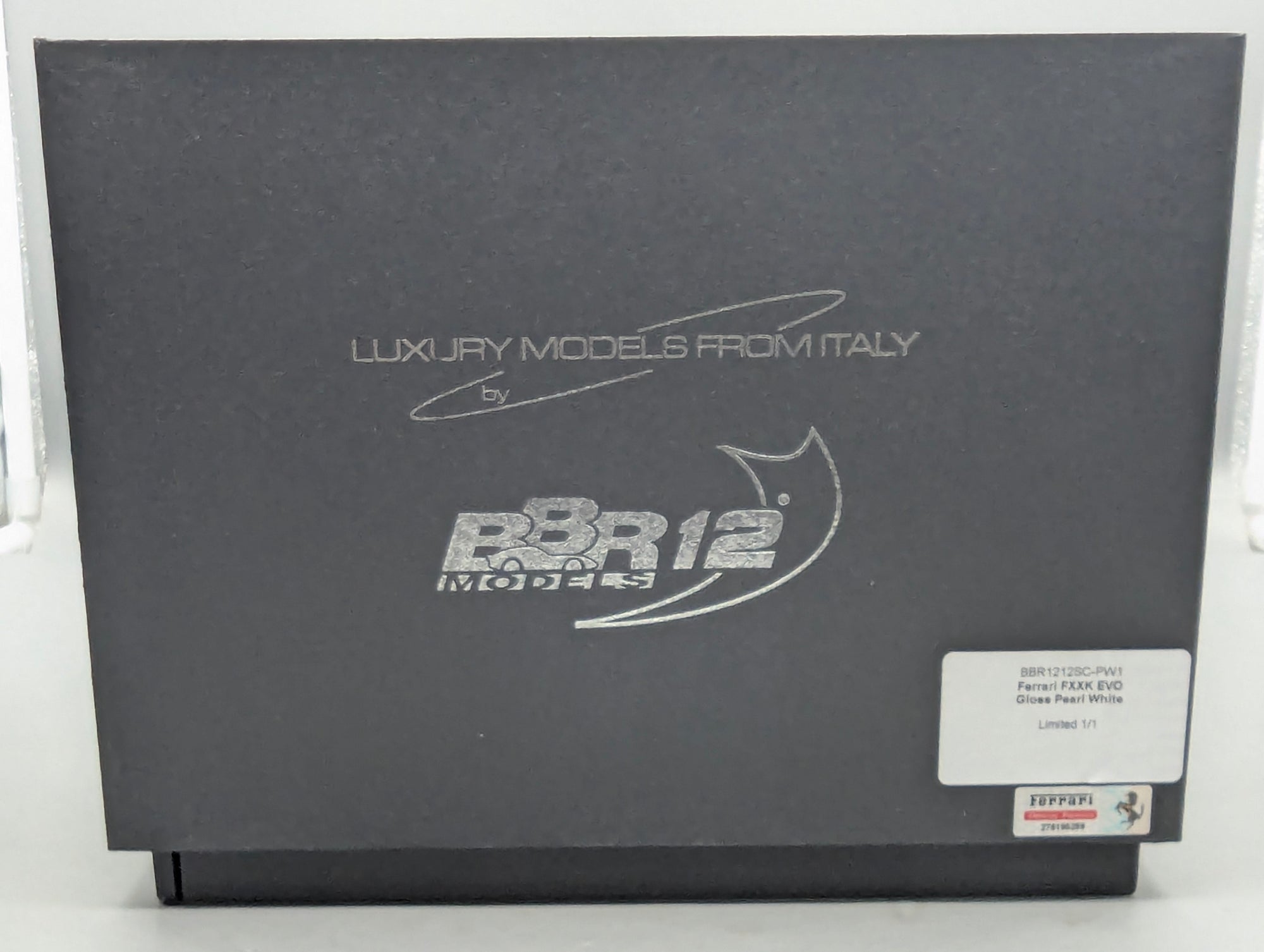 Modellautos 1:12 BBR Ferrari FXX-K EVO Gloss Pearl White Ltd UNIKAT 01/01 OVP