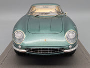 Modellautos 1:18 BBR Ferrari 275 GTB/4 1966 Met. Green Ltd 01/36 Lederplatte Vitrine OVP