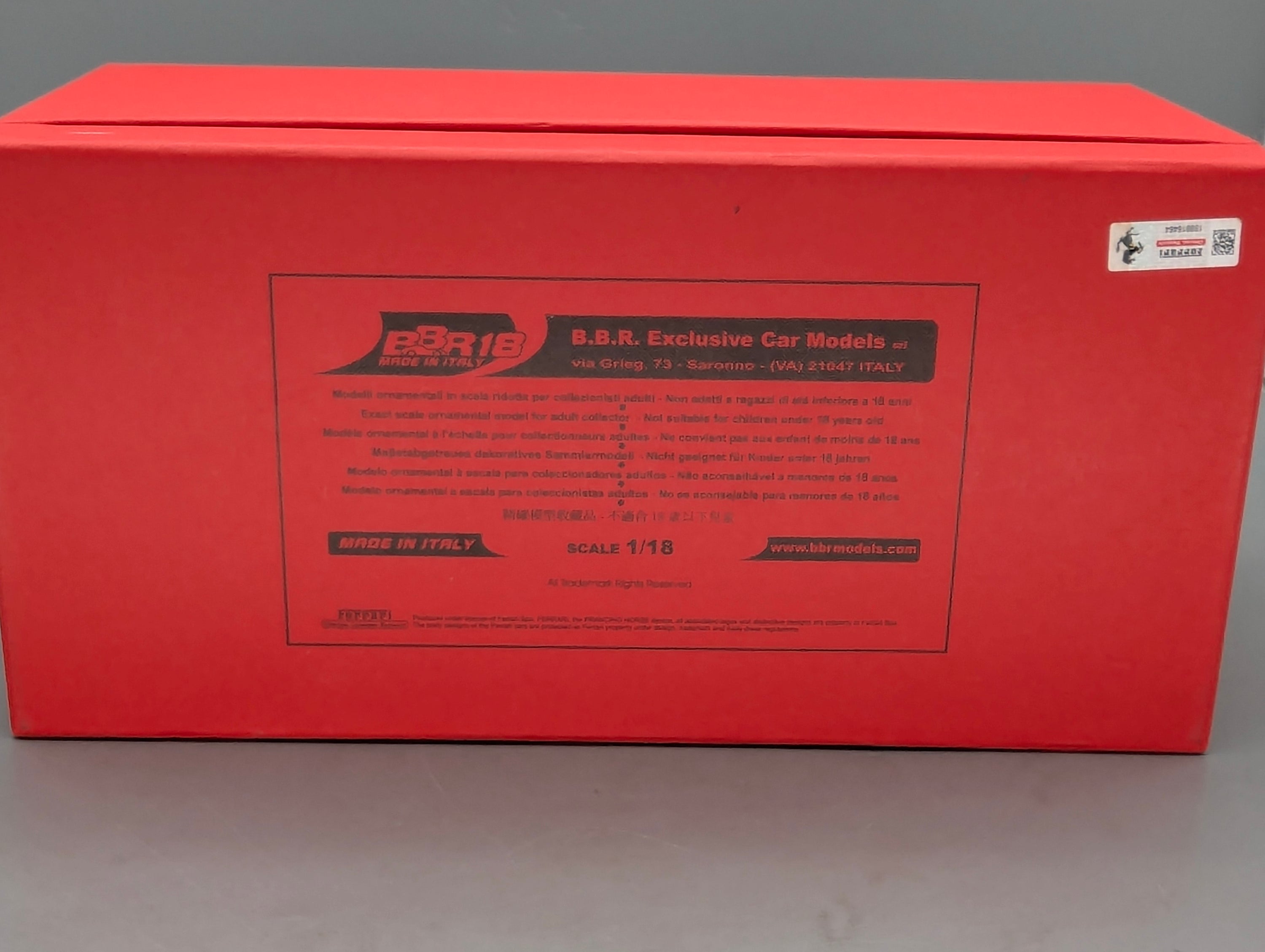 Modellautos 1:18 BBR Ferrari 275 GTB/4 1966 Met. Green Ltd 01/36 Lederplatte Vitrine OVP
