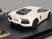 Eidolon Make Up 1:43 Lamborghini Aventador LP700-4 Matt Pearl White Engine Set OVP