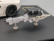 Eidolon Make Up 1:43 Lamborghini Aventador LP700-4 Matt Pearl White Engine Set OVP