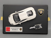 Eidolon Make Up 1:43 Lamborghini Aventador LP700-4 Matt Pearl White Engine Set OVP