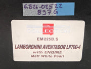 Eidolon Make Up 1:43 Lamborghini Aventador LP700-4 Matt Pearl White Engine Set OVP