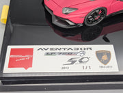 Eidolon Make Up 1:43 Lamborghini Aventador LP720-4 Matt Pink UNIKAT Ltd 01/01 Engine Set OVP