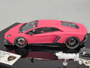 Eidolon Make Up 1:43 Lamborghini Aventador LP720-4 Matt Pink UNIKAT Ltd 01/01 Engine Set OVP