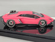 Eidolon Make Up 1:43 Lamborghini Aventador LP720-4 Matt Pink UNIKAT Ltd 01/01 Engine Set OVP