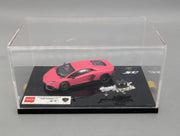 Eidolon Make Up 1:43 Lamborghini Aventador LP720-4 Matt Pink UNIKAT Ltd 01/01 Engine Set OVP