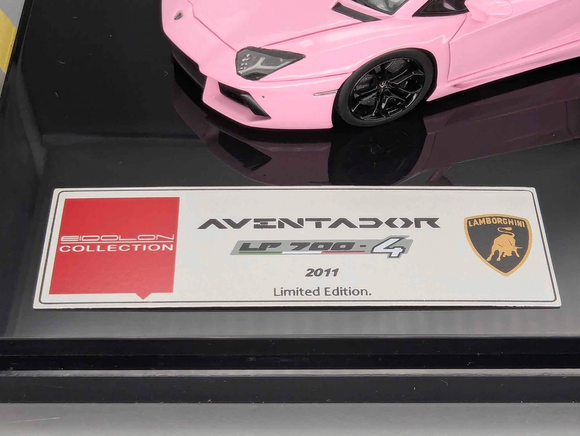 Eidolon Make Up 1:43 Lamborghini Aventador LP700-4 Pink Engine Set 2011 OVP