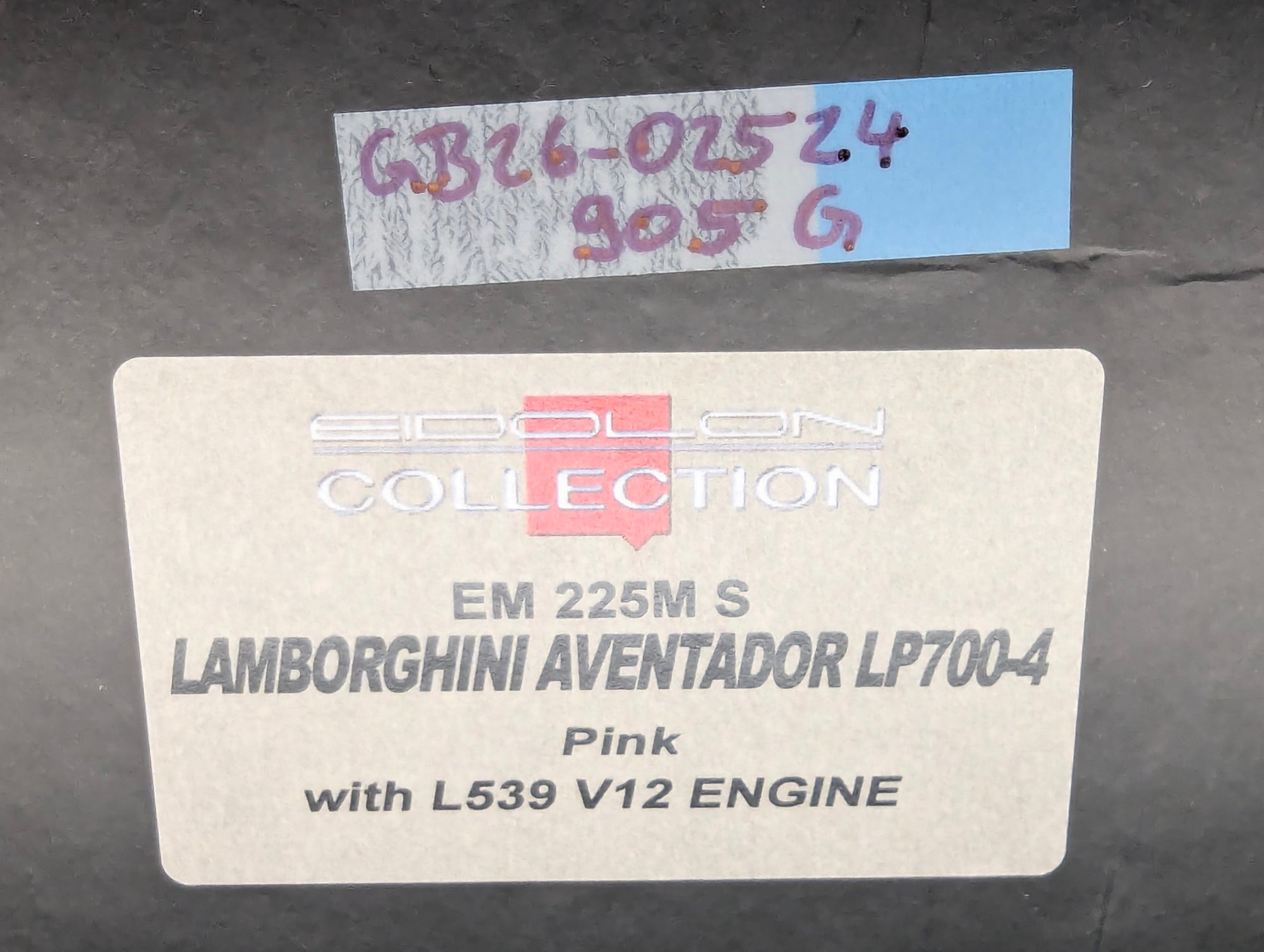Eidolon Make Up 1:43 Lamborghini Aventador LP700-4 Pink Engine Set 2011 OVP