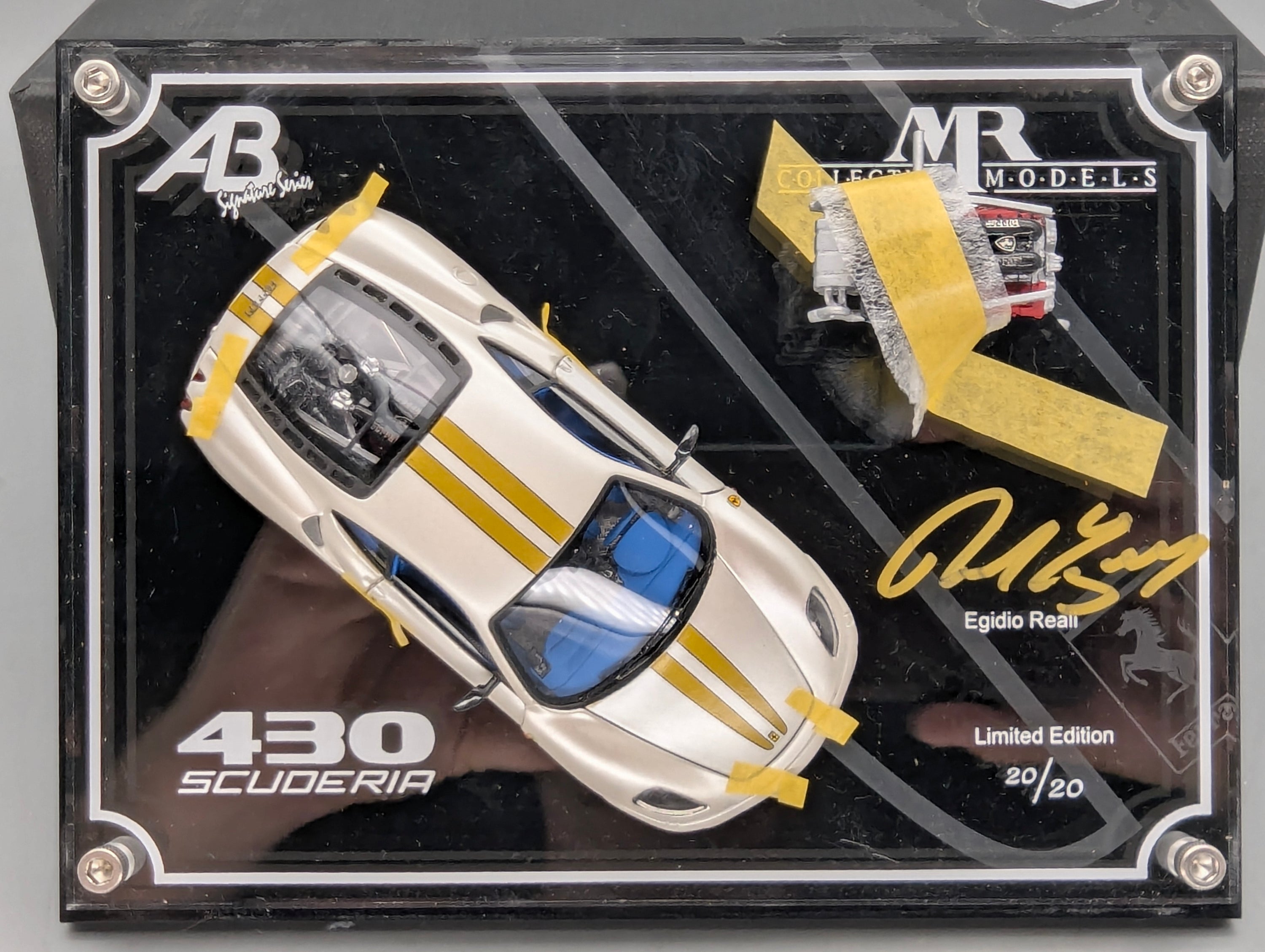 MR Collection 1:43 Ferrari 430 Scuderia Open & Close Modell Ltd 20/20 Engine Set OVP