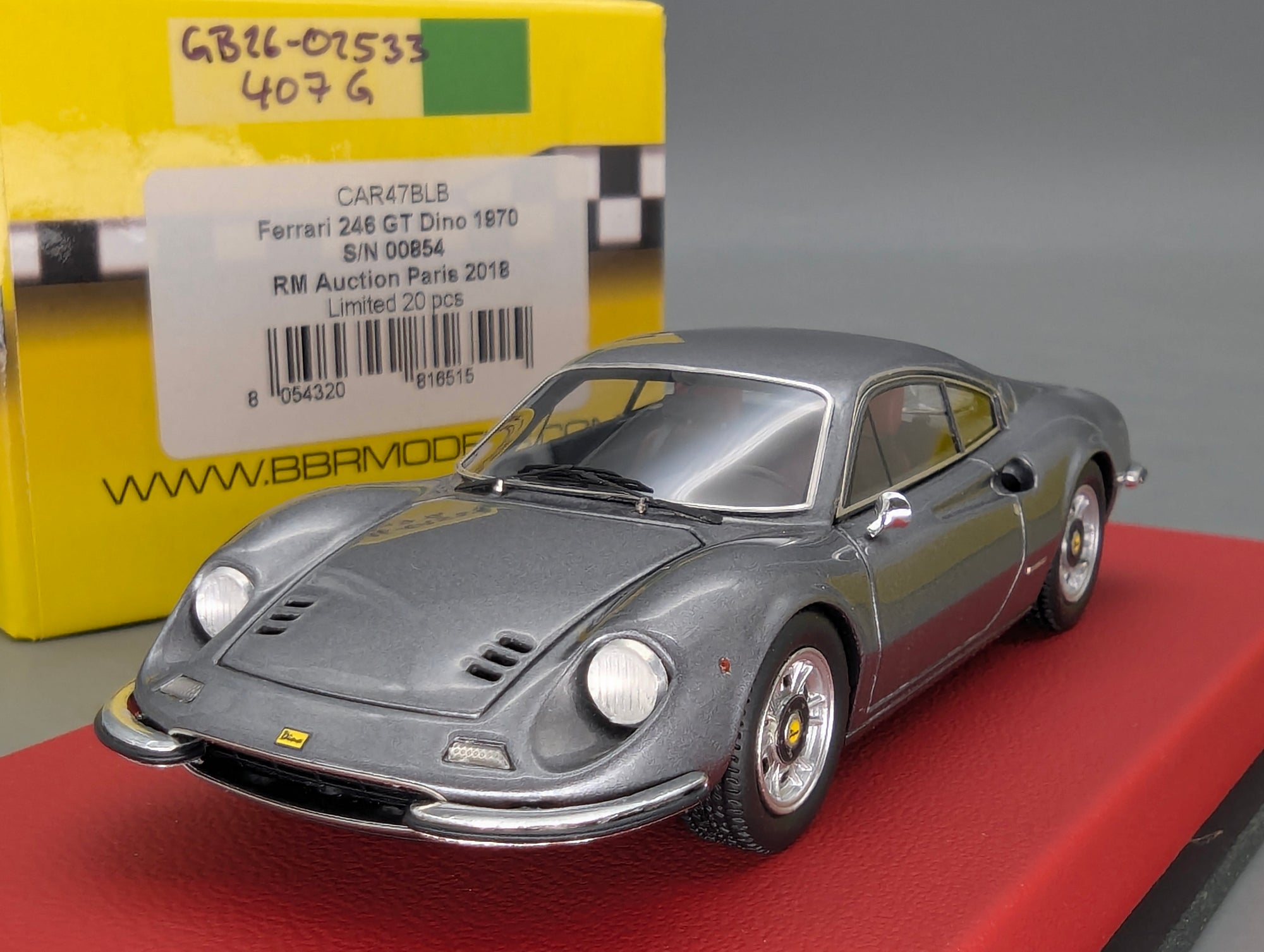 Model Cars 1:43 Spark S9609 Lamborghini Huracan GT3 EVO FIA Vallelunga 2019 #58 OVP
