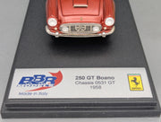 Modellautos 1:43 BBR Ferrari 250 GT Boano S/N 0531 GT 1958 Ltd 08/20 mit OVP