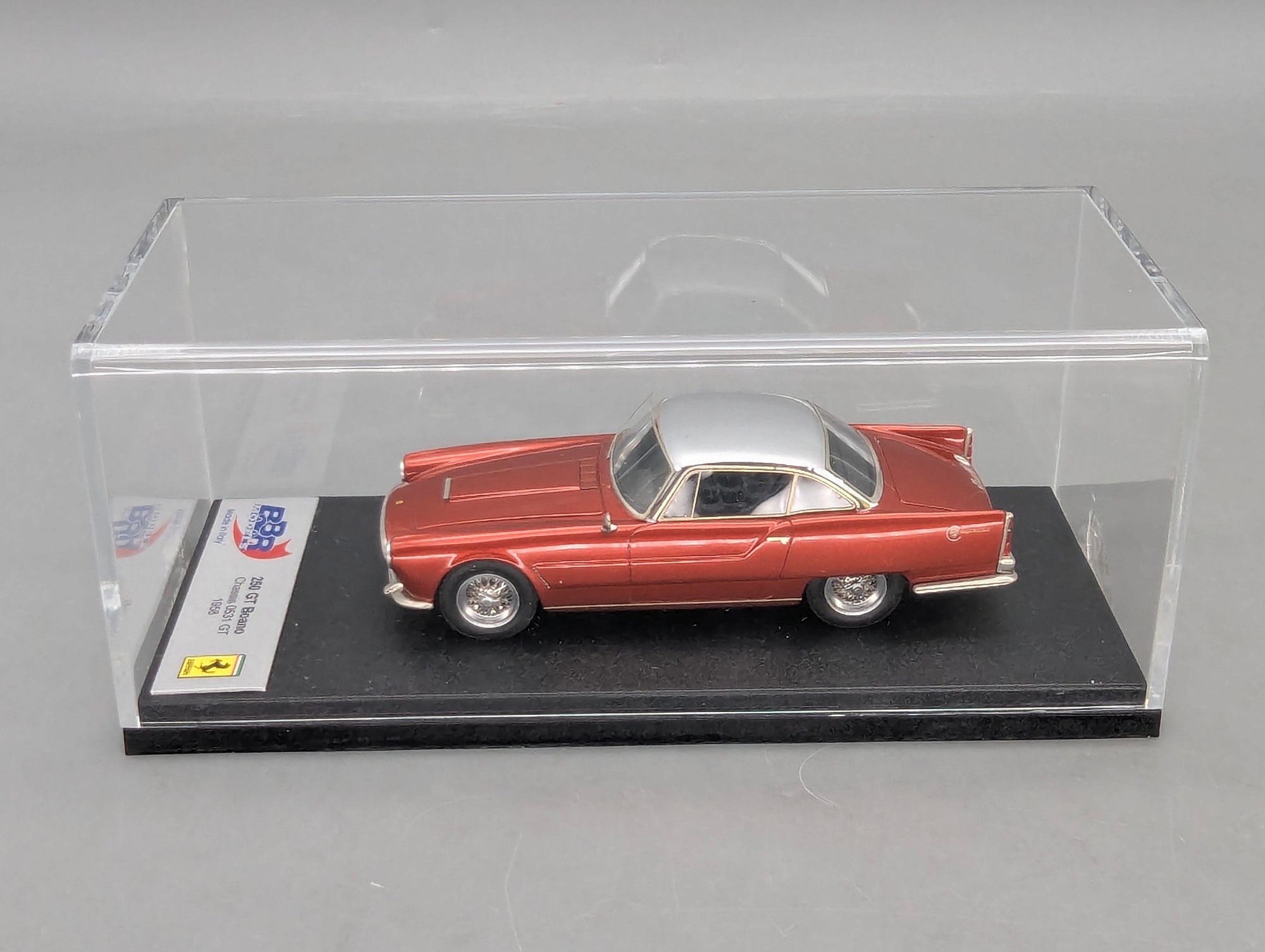 Modellautos 1:43 BBR Ferrari 250 GT Boano S/N 0531 GT 1958 Ltd 08/20 mit OVP