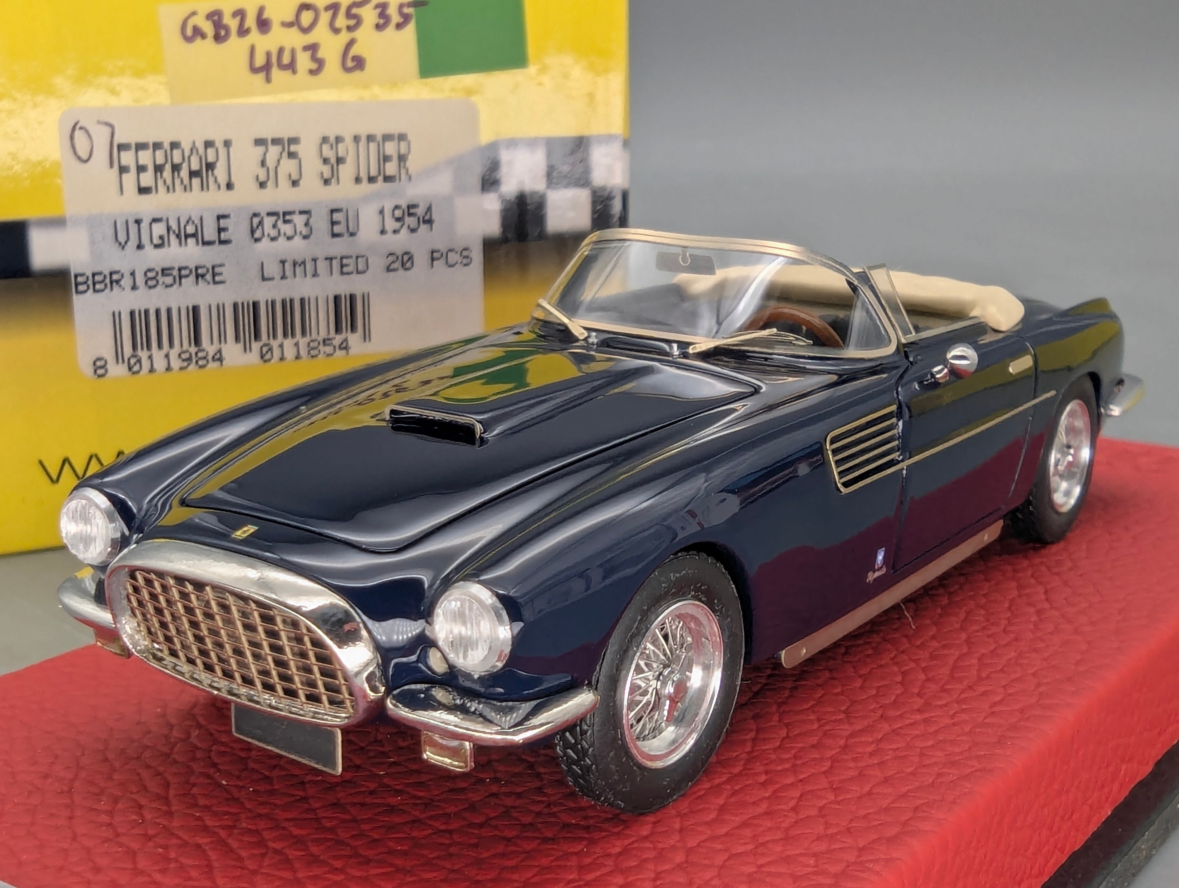 Coches a escala 1:43 Spark S9609 Lamborghini Huracan GT3 EVO FIA Vallelunga 2019 #58 precintado