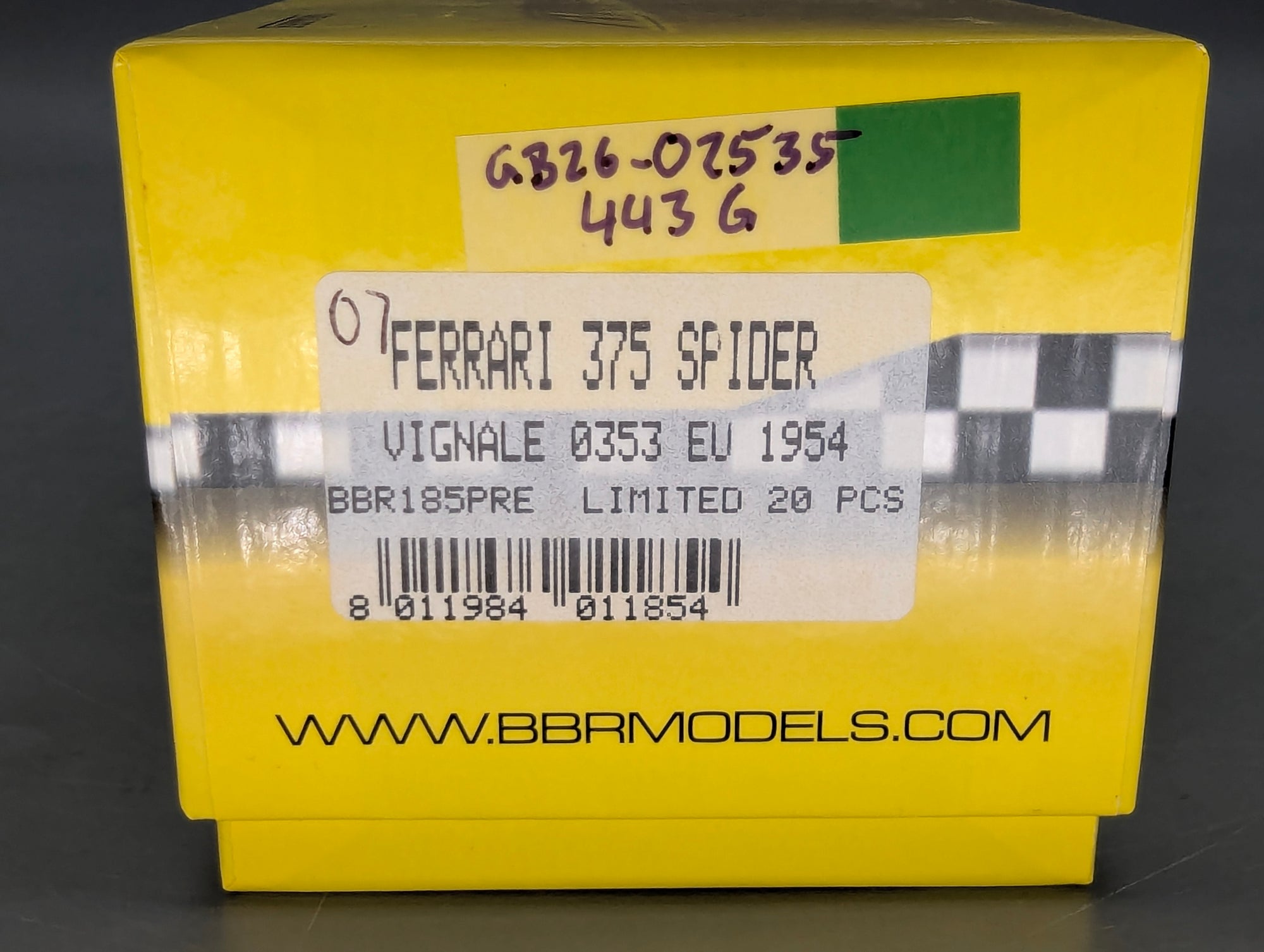 Coches a escala 1:43 Spark S9609 Lamborghini Huracan GT3 EVO FIA Vallelunga 2019 #58 precintado
