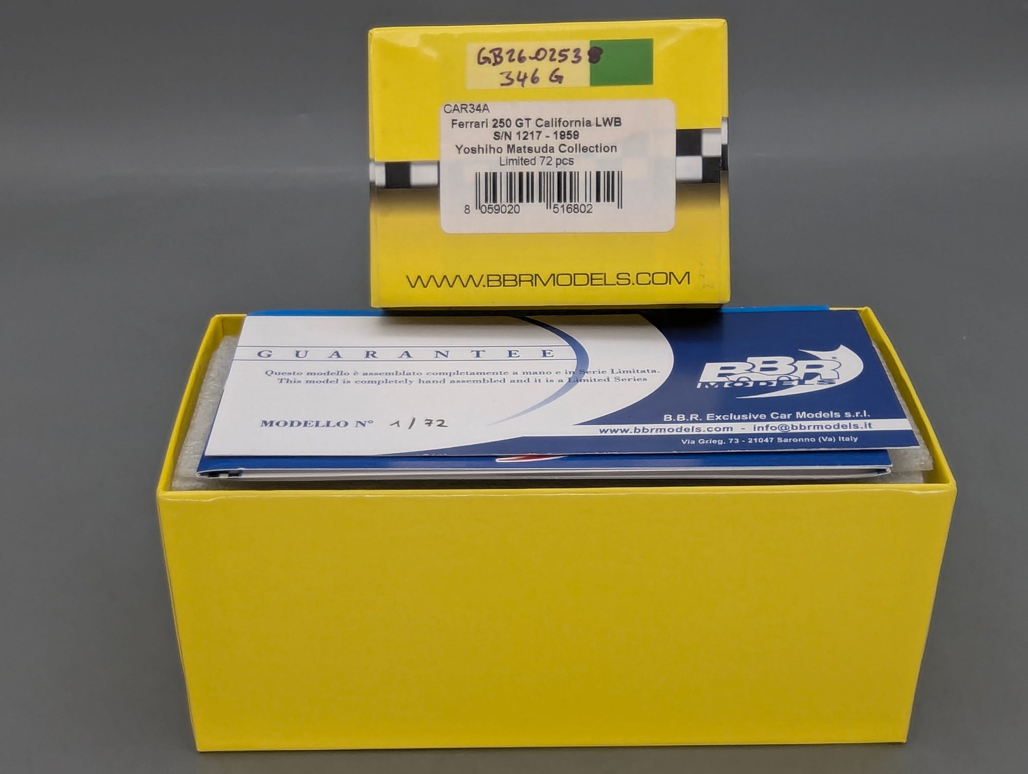 Model Cars 1:43 Spark S9609 Lamborghini Huracan GT3 EVO FIA Vallelunga 2019 #58 OVP