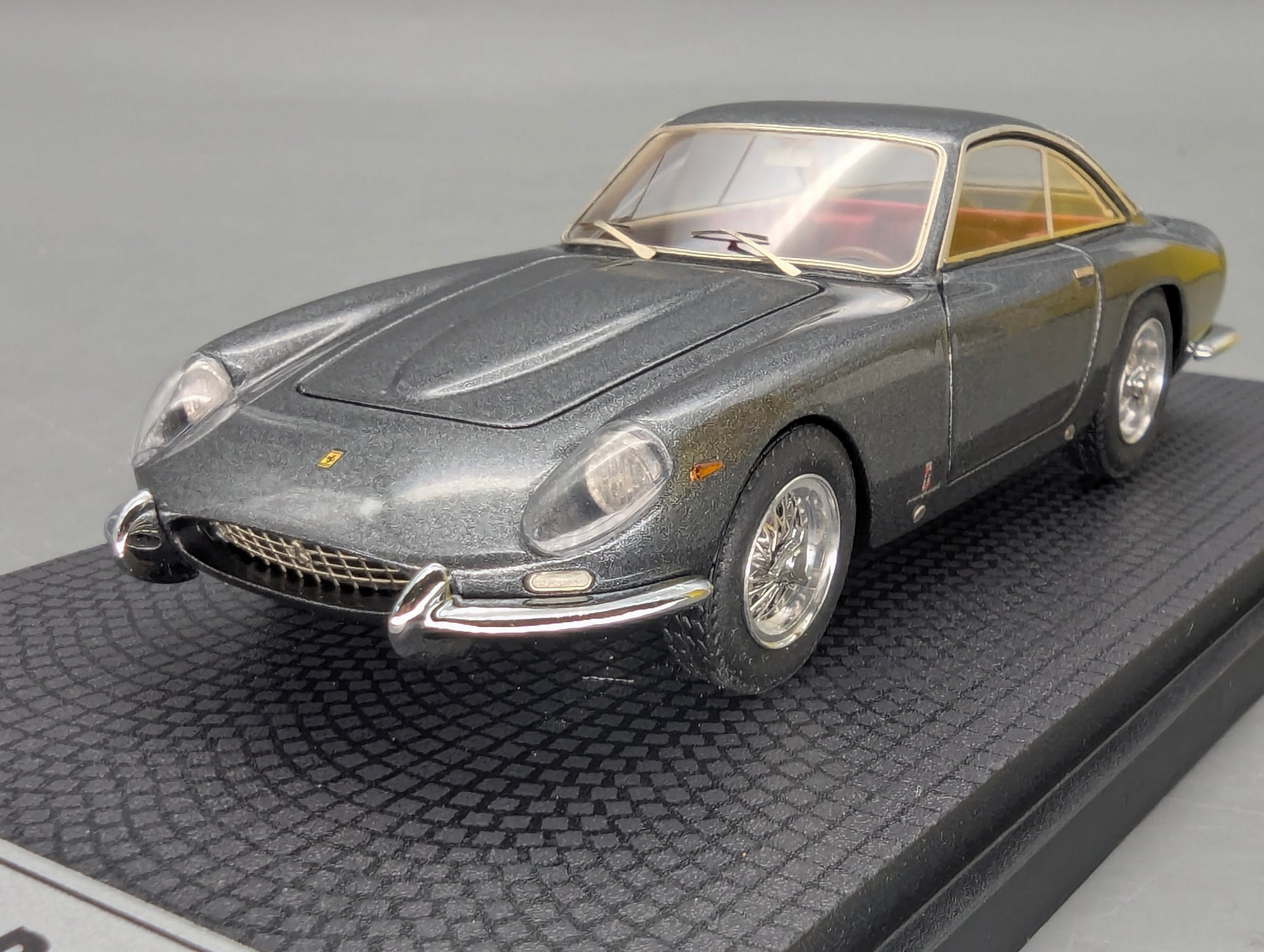 Modellautos 1:43 BBR Ferrari 250 GT Lusso Long Nose S/N 4335 GT Met Grey 18/37 OVP