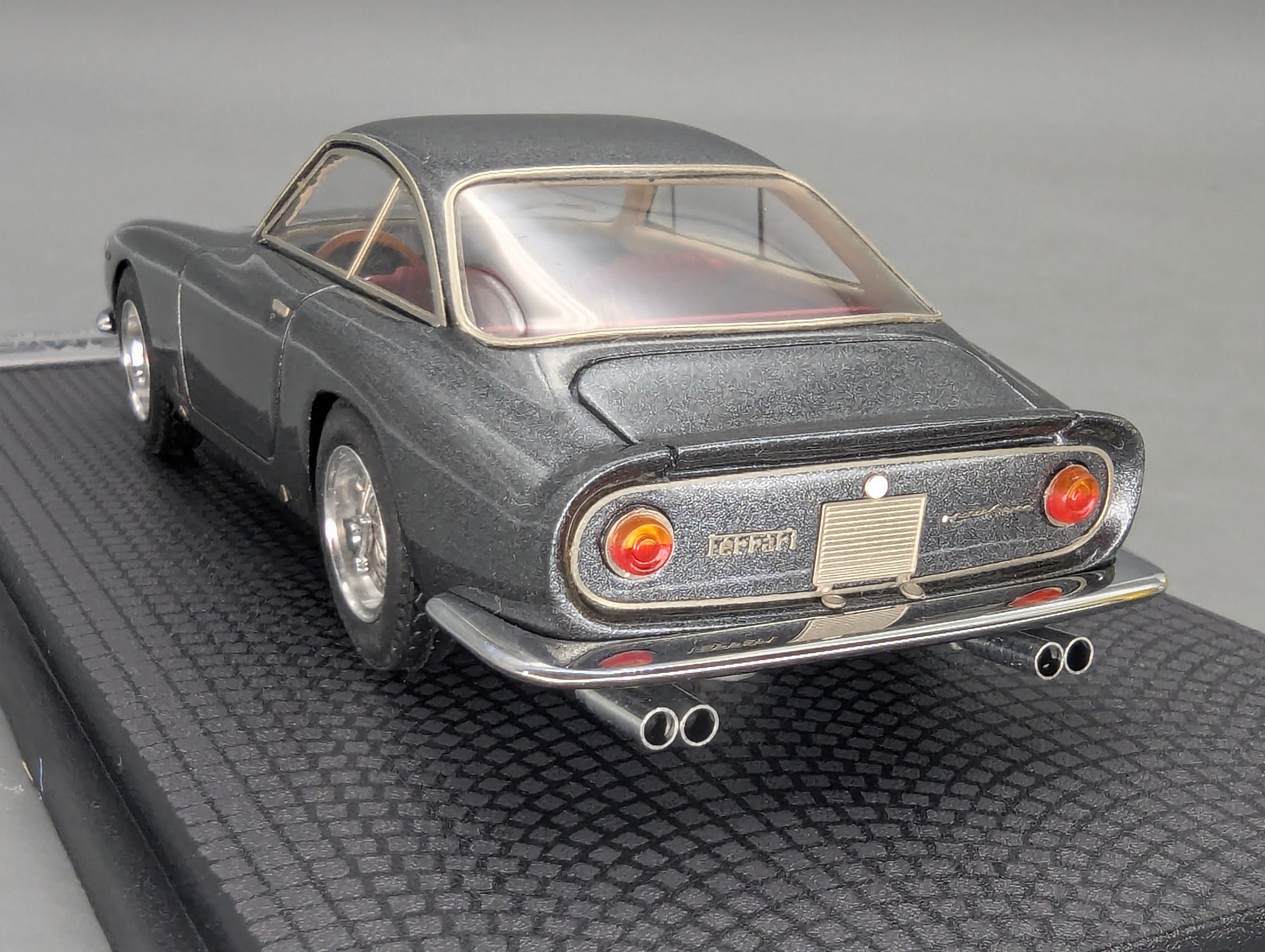 Modellautos 1:43 BBR Ferrari 250 GT Lusso Long Nose S/N 4335 GT Met Grey 18/37 OVP