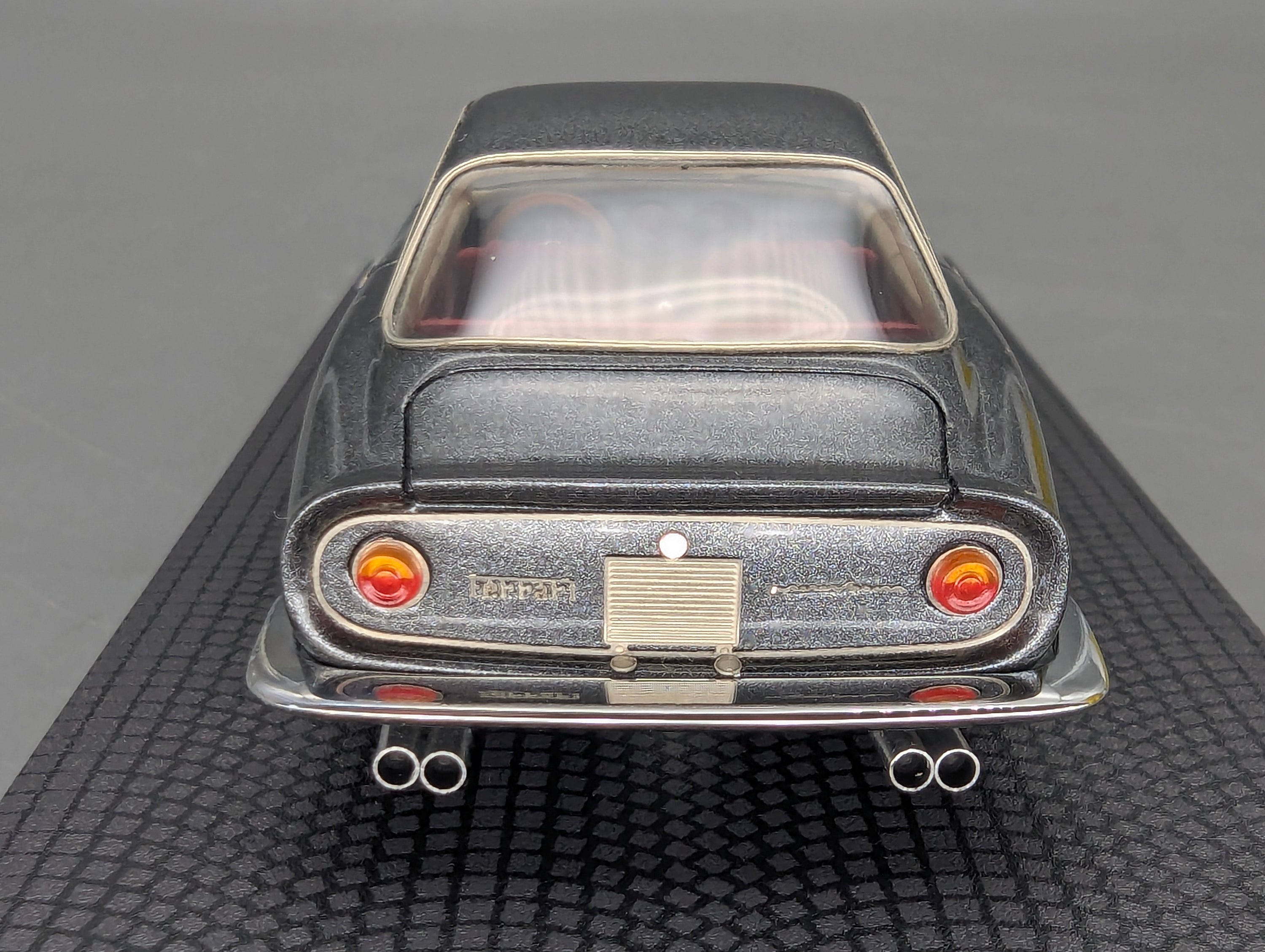 Modellautos 1:43 BBR Ferrari 250 GT Lusso Long Nose S/N 4335 GT Met Grey 18/37 OVP