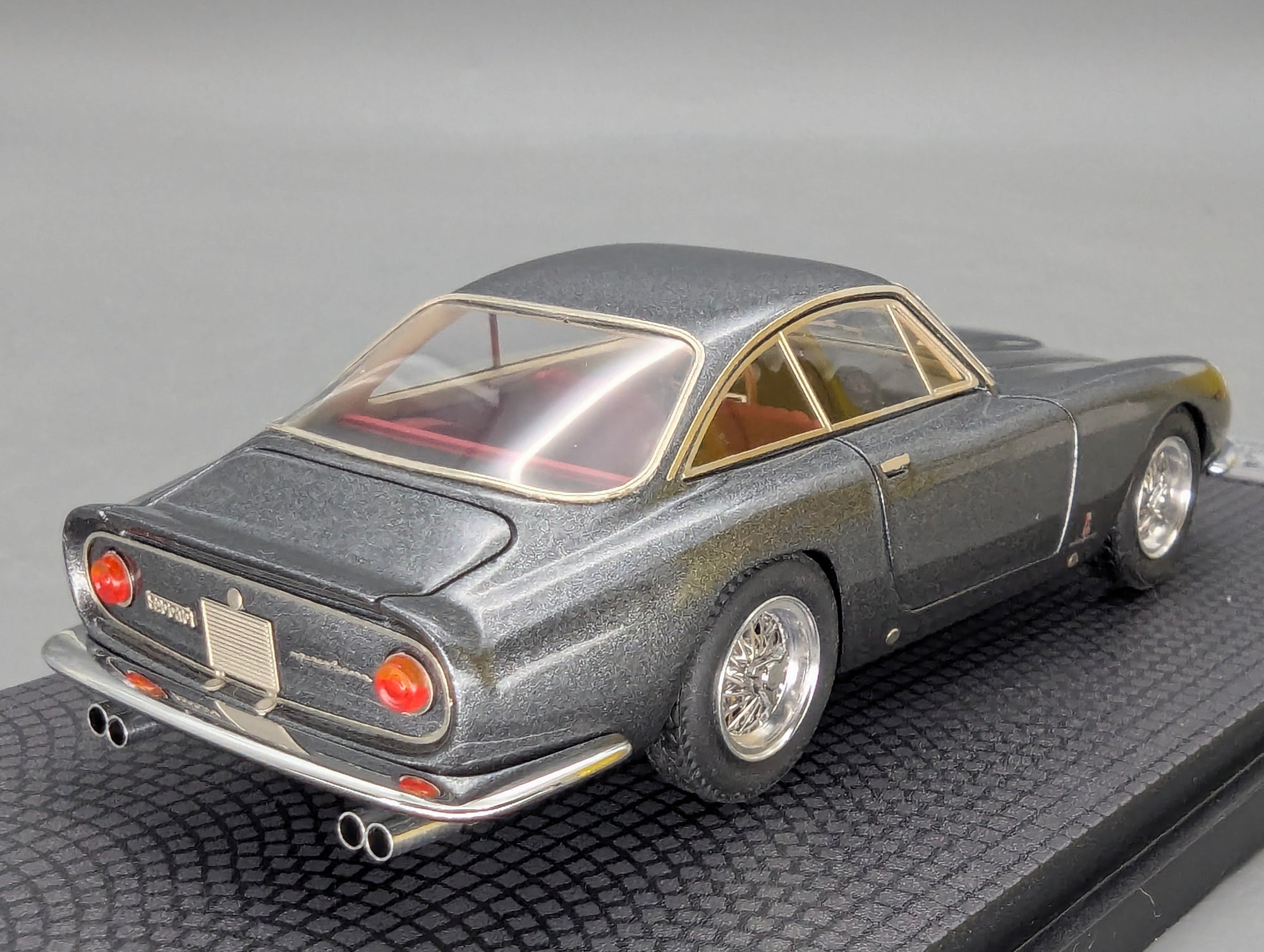 Modellautos 1:43 BBR Ferrari 250 GT Lusso Long Nose S/N 4335 GT Met Grey 18/37 OVP