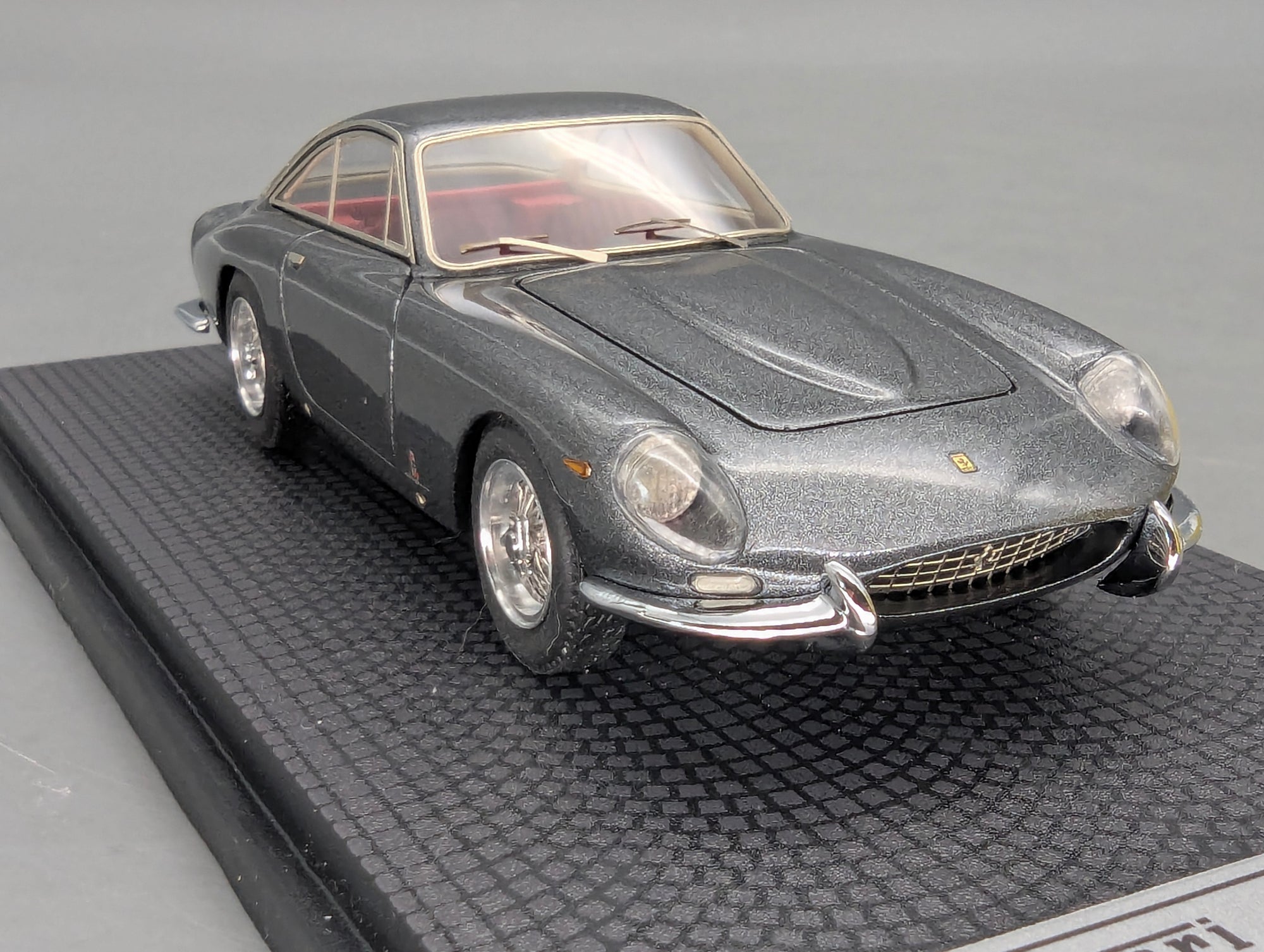 Modellautos 1:43 BBR Ferrari 250 GT Lusso Long Nose S/N 4335 GT Met Grey 18/37 OVP