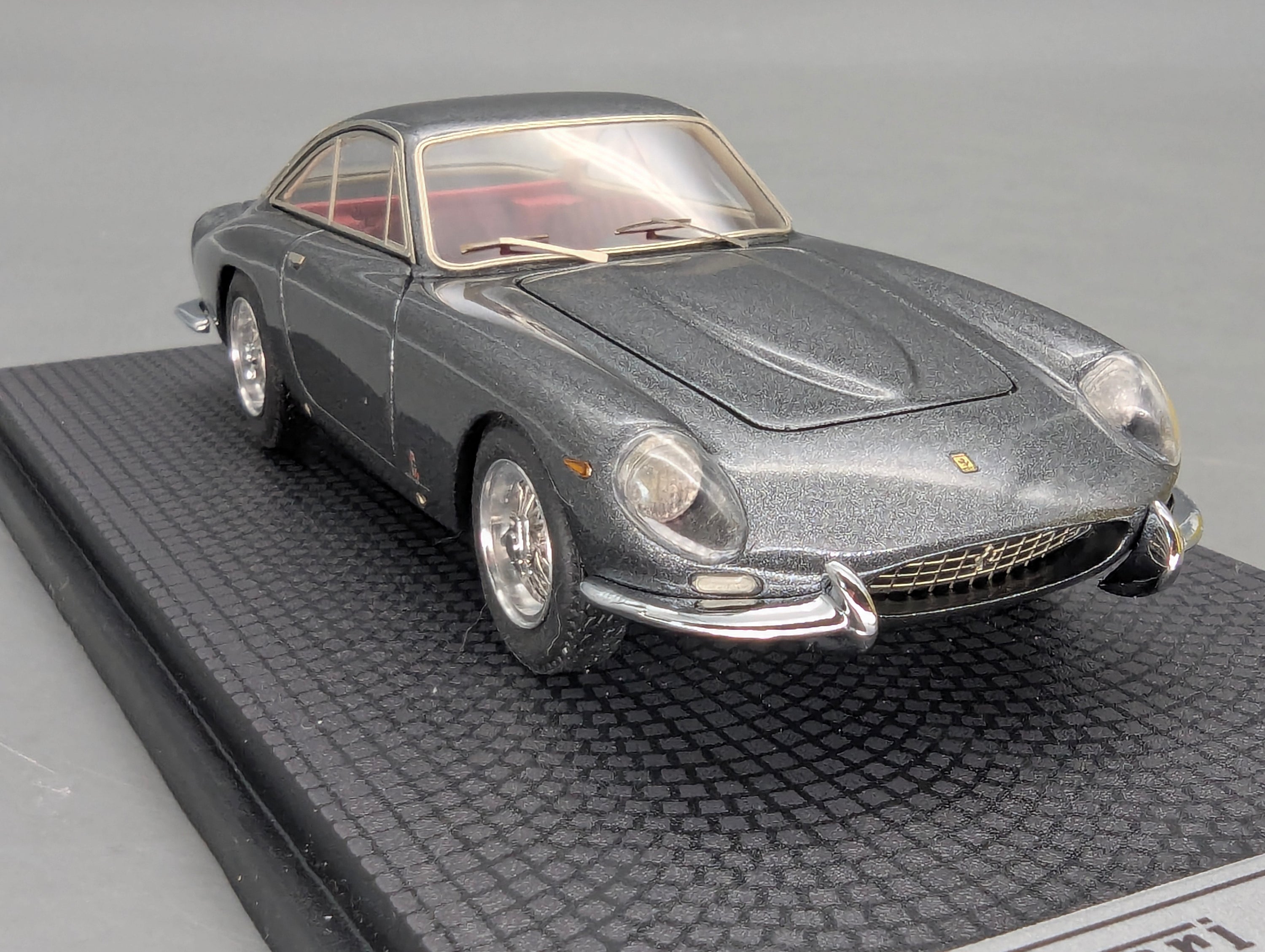 Modellautos 1:43 BBR Ferrari 250 GT Lusso Long Nose S/N 4335 GT Met Grey 18/37 OVP