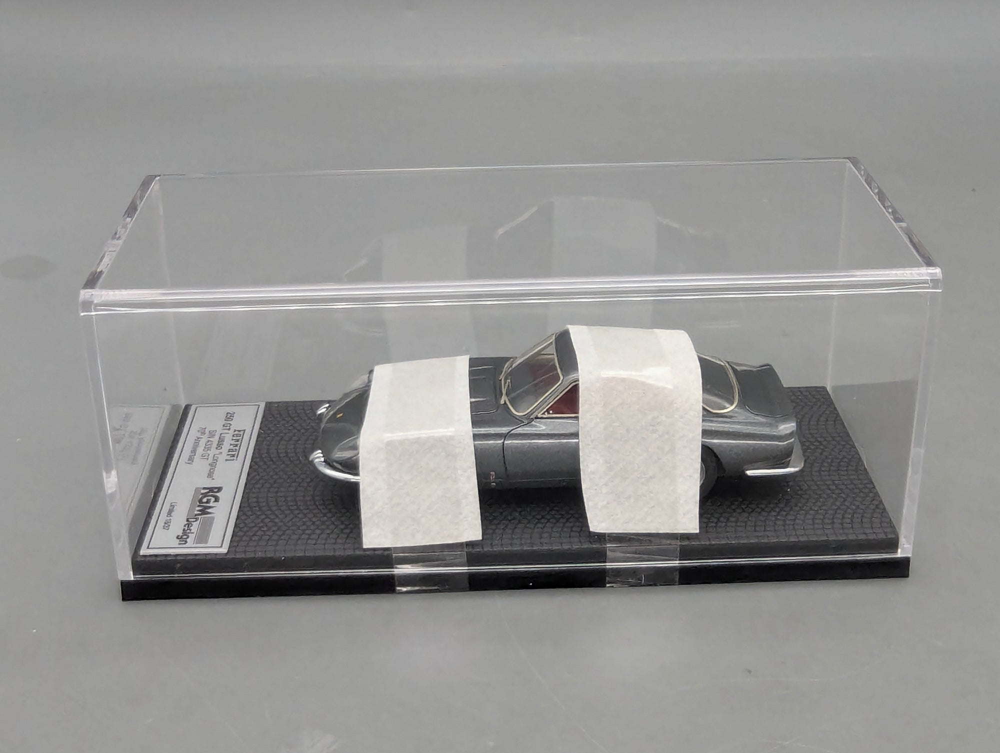 Modellautos 1:43 BBR Ferrari 250 GT Lusso Long Nose S/N 4335 GT Met Grey 18/37 OVP