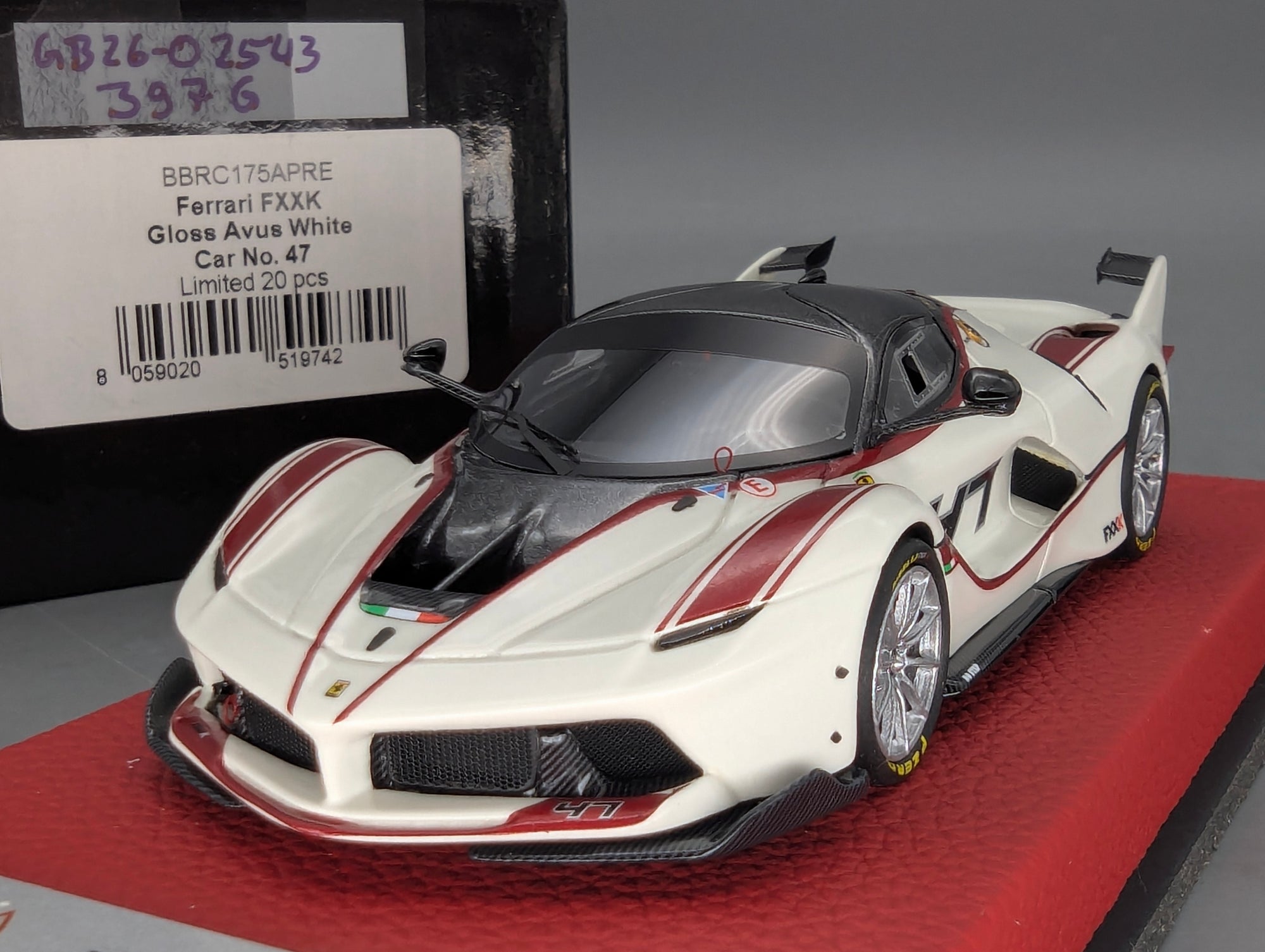 Model Cars 1:43 Spark S9609 Lamborghini Huracan GT3 EVO FIA Vallelunga 2019 #58 OVP