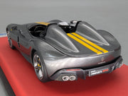 Modellautos 1:43 BBR Concept43 Ferrari Monza SP2 Met. Grau Gelb Ltd 04/20 OVP