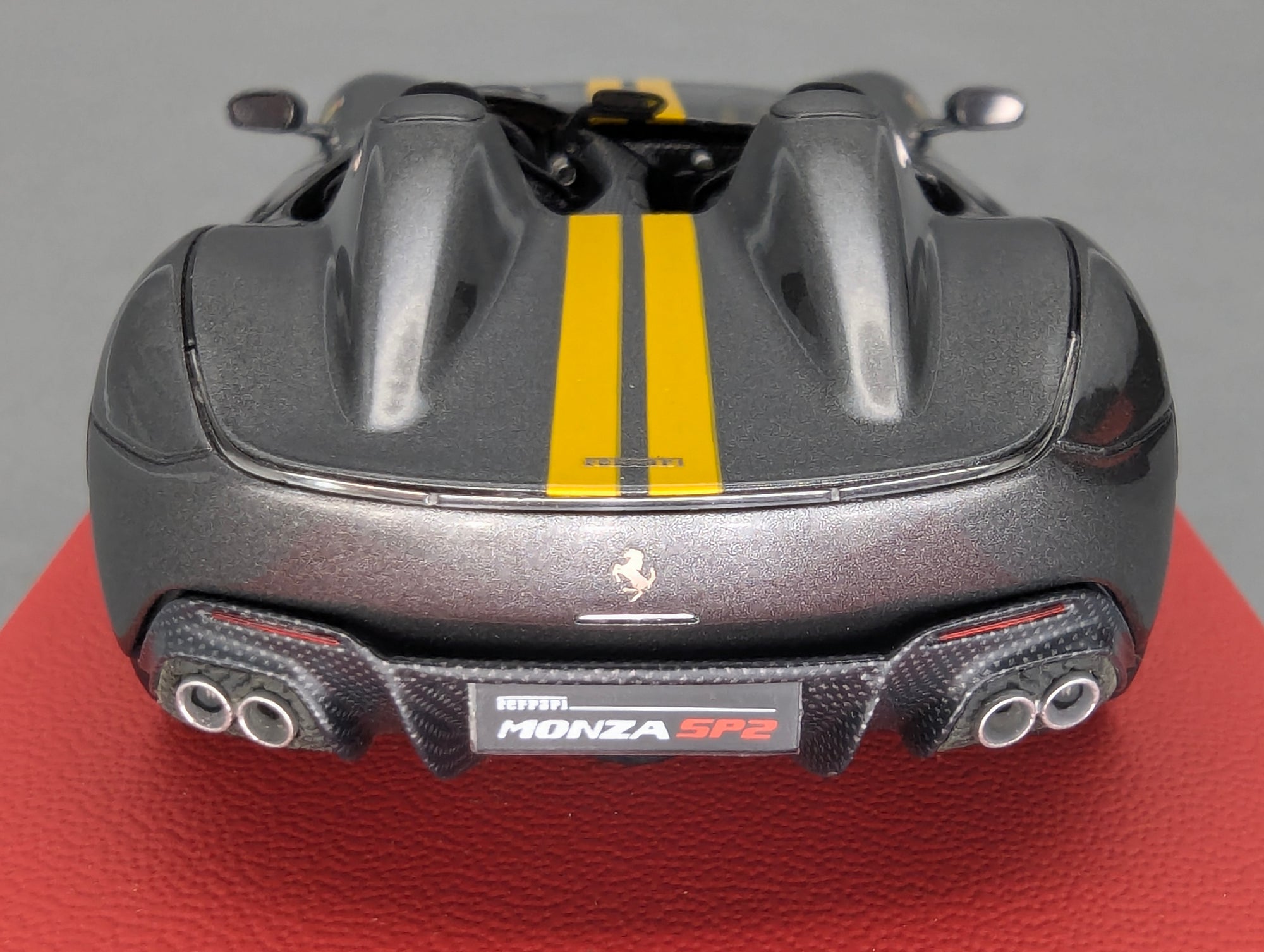Modellautos 1:43 BBR Concept43 Ferrari Monza SP2 Met. Grau Gelb Ltd 04/20 OVP