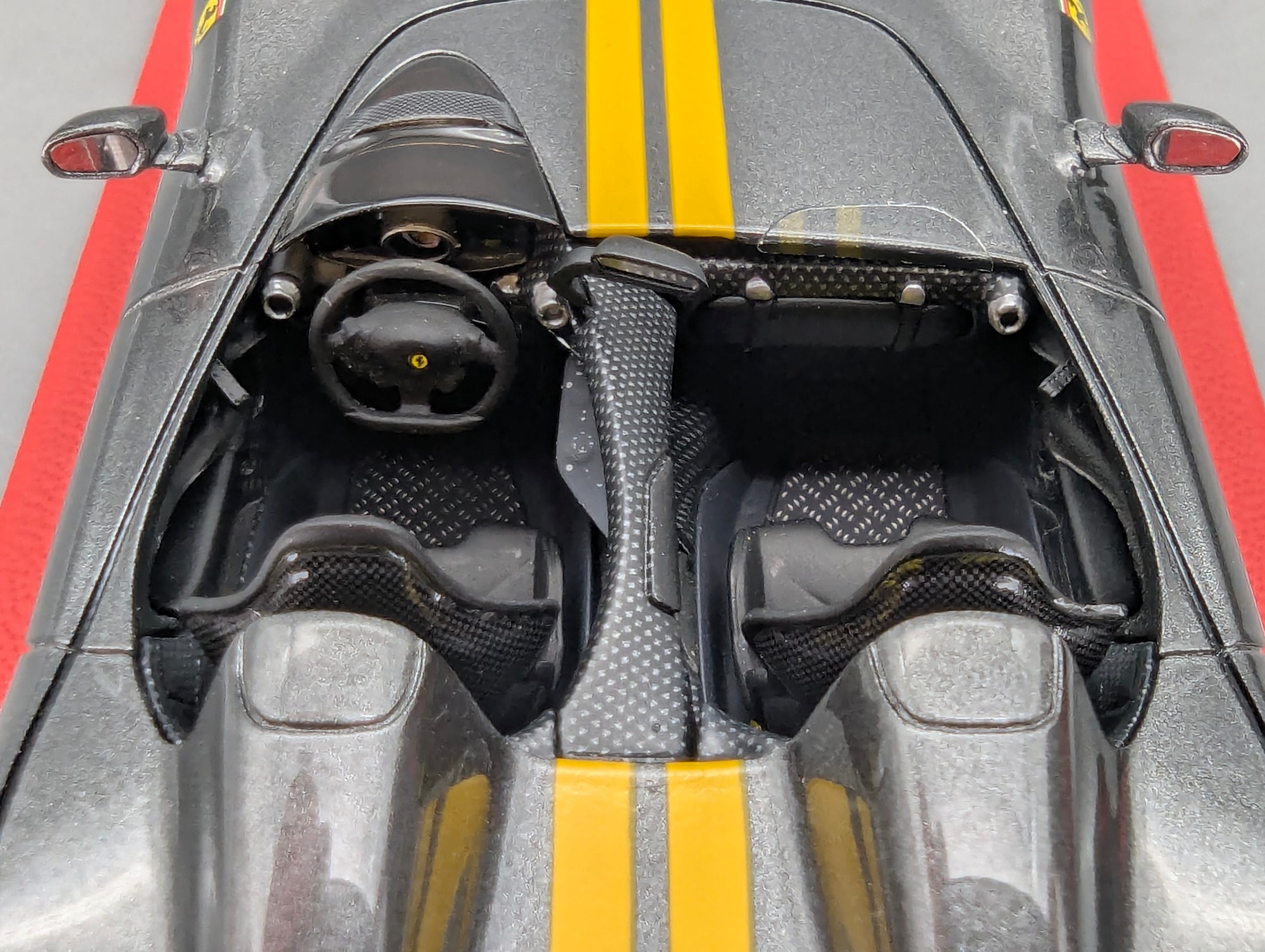 Modellautos 1:43 BBR Concept43 Ferrari Monza SP2 Met. Grau Gelb Ltd 04/20 OVP