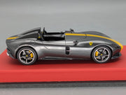 Modellautos 1:43 BBR Concept43 Ferrari Monza SP2 Met. Grau Gelb Ltd 04/20 OVP