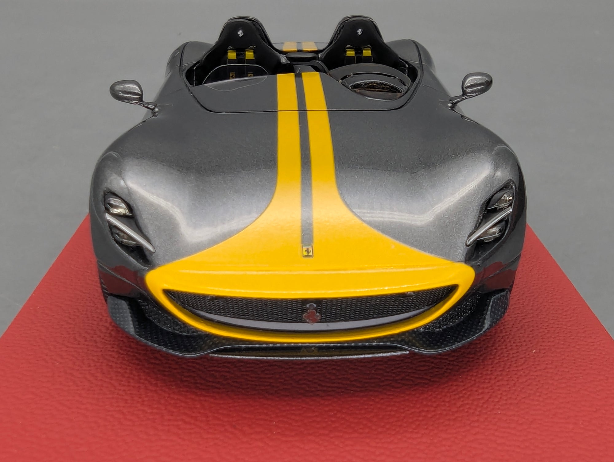 Modellautos 1:43 BBR Concept43 Ferrari Monza SP2 Met. Grau Gelb Ltd 04/20 OVP