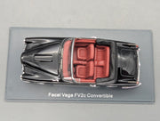 Modellautos 1:43 Neo Scale Models Facel Vega FV2c Convertible Schwarz mit OVP