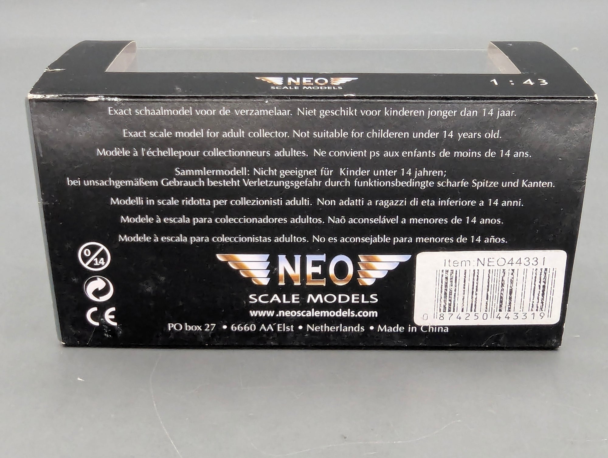 Modellautos 1:43 Neo Scale Models Jaguar 2.4 Blau mit OVP