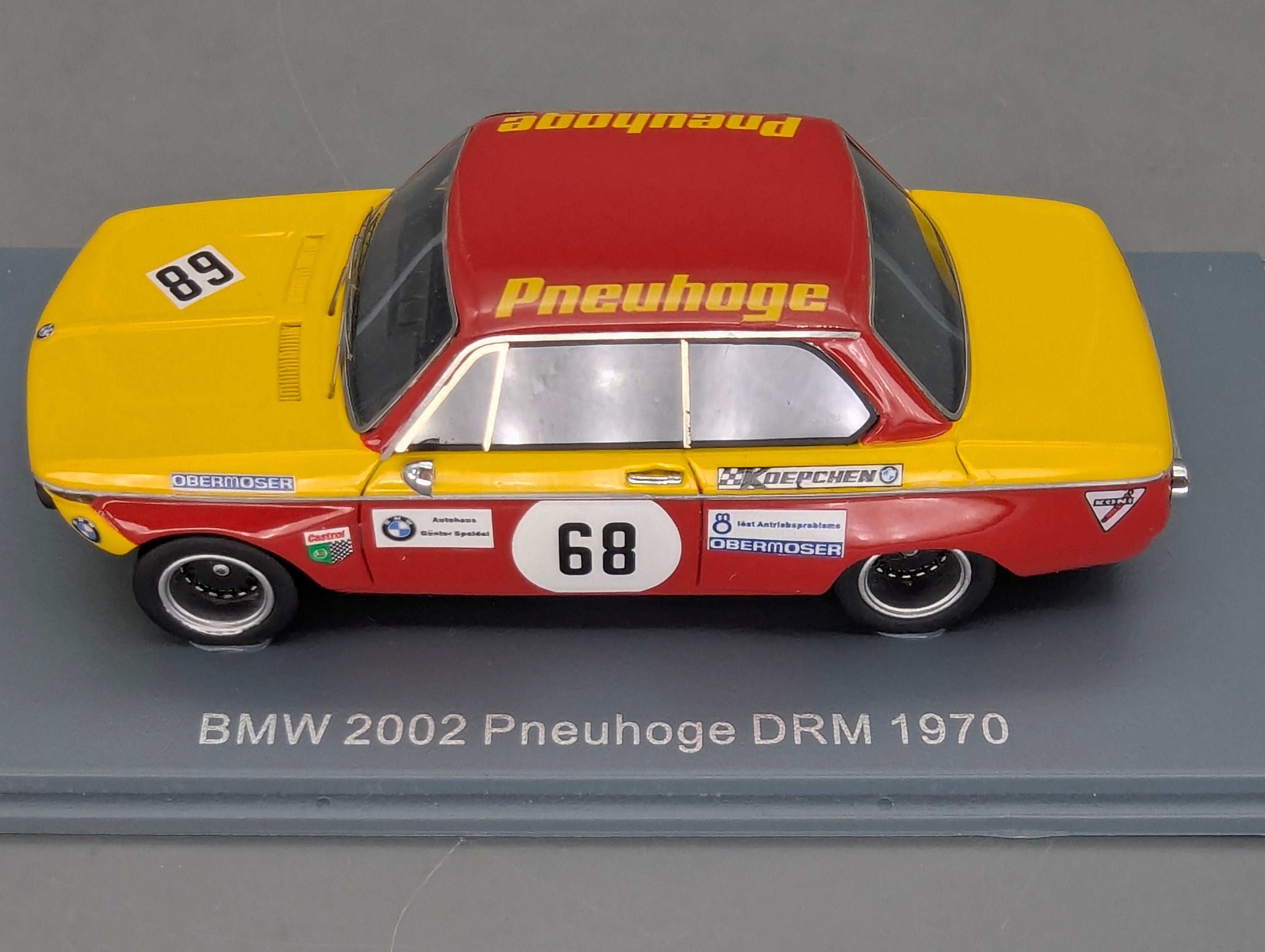 Modellautos 1:43 Neo Scale Models BMW 2002 Pneuhoge DRM 1970 #68 mit OVP