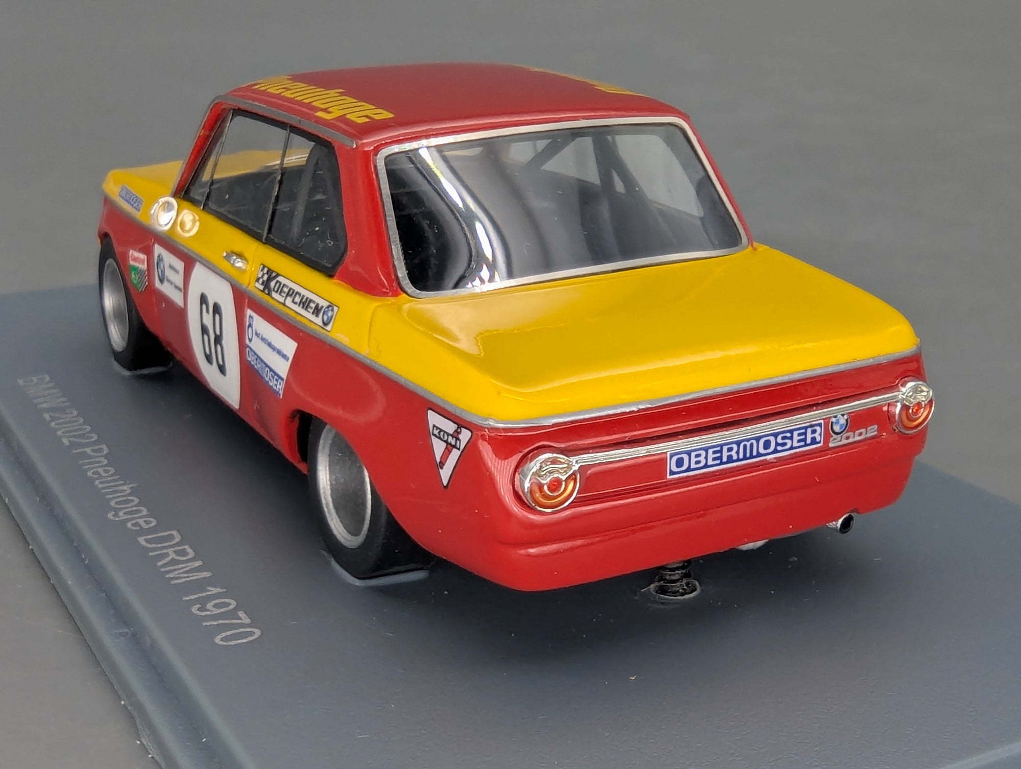 Modellautos 1:43 Neo Scale Models BMW 2002 Pneuhoge DRM 1970 #68 mit OVP