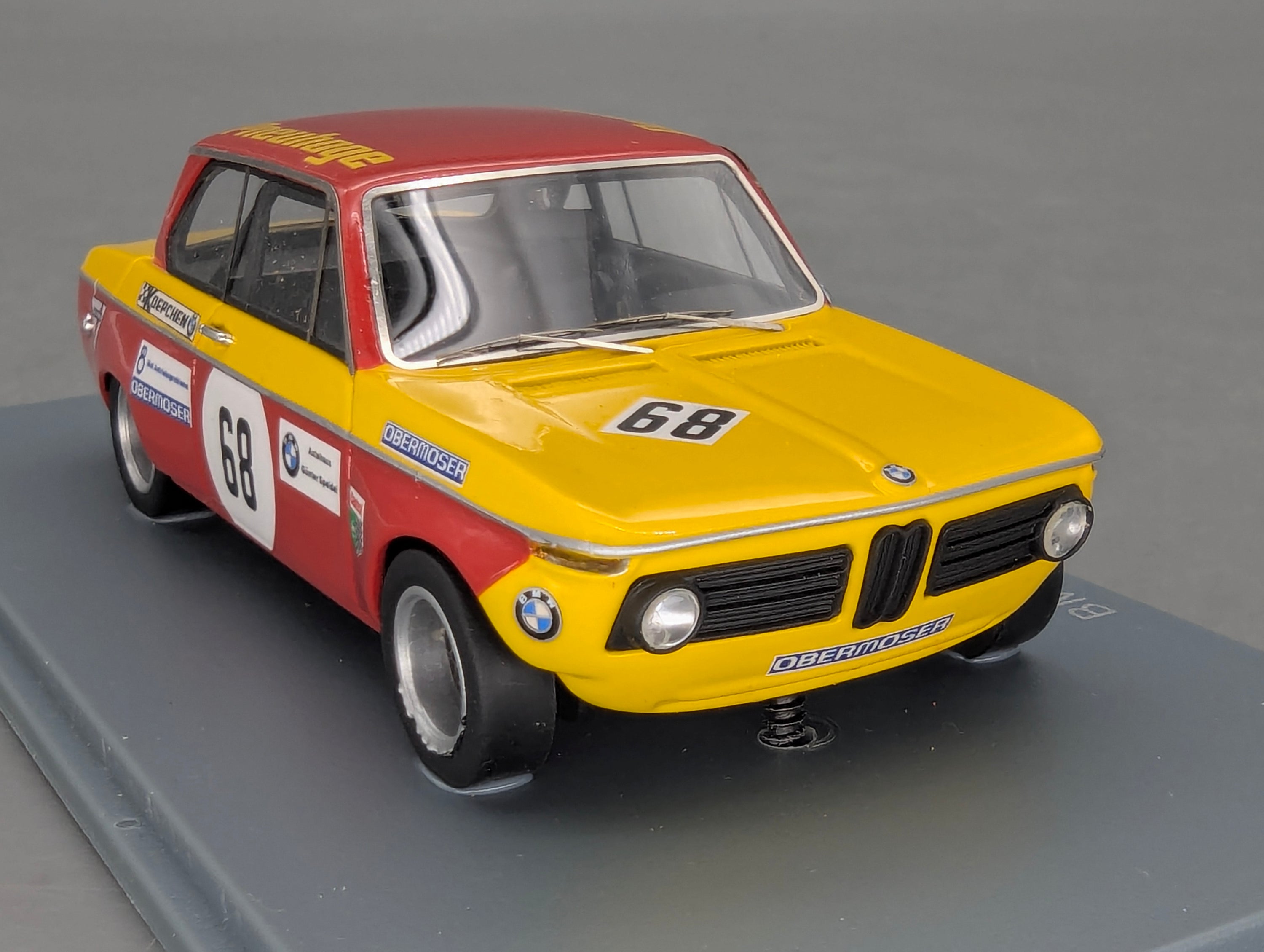 Modellautos 1:43 Neo Scale Models BMW 2002 Pneuhoge DRM 1970 #68 mit OVP