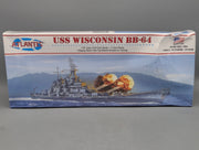 Schiff Modell Bausatz 1:665 Atlantis M3006 USS Wisconsin BB-64 mit OVP