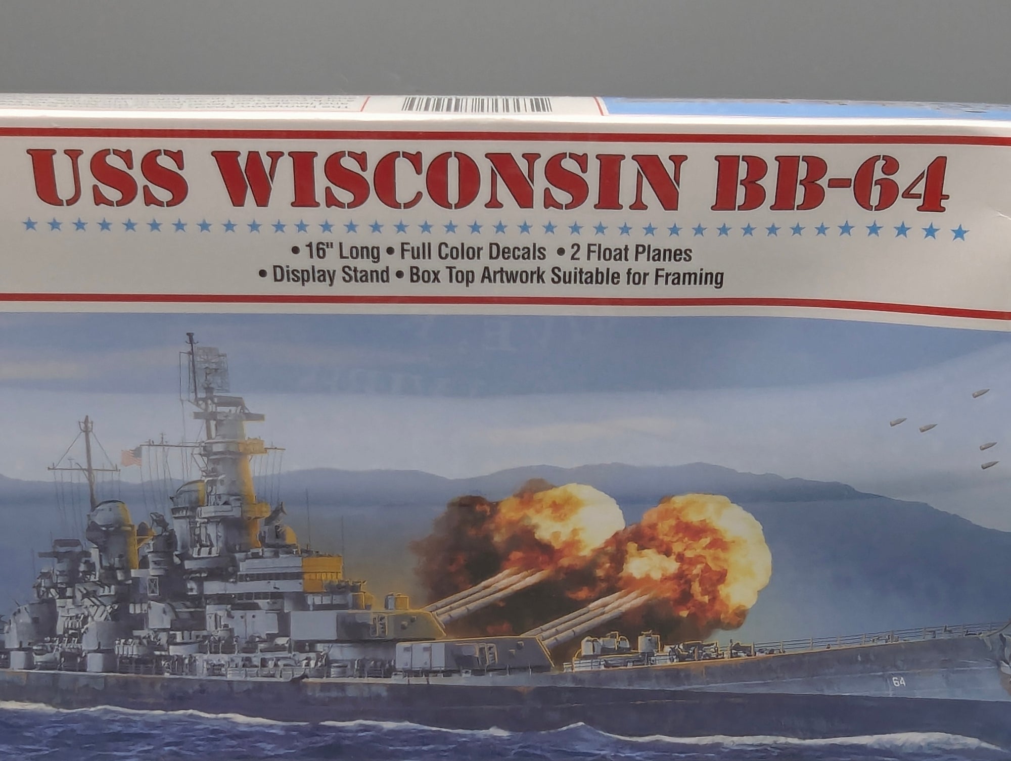 Schiff Modell Bausatz 1:665 Atlantis M3006 USS Wisconsin BB-64 mit OVP