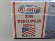 Schiff Modell Bausatz 1:665 Atlantis M3006 USS Wisconsin BB-64 mit OVP
