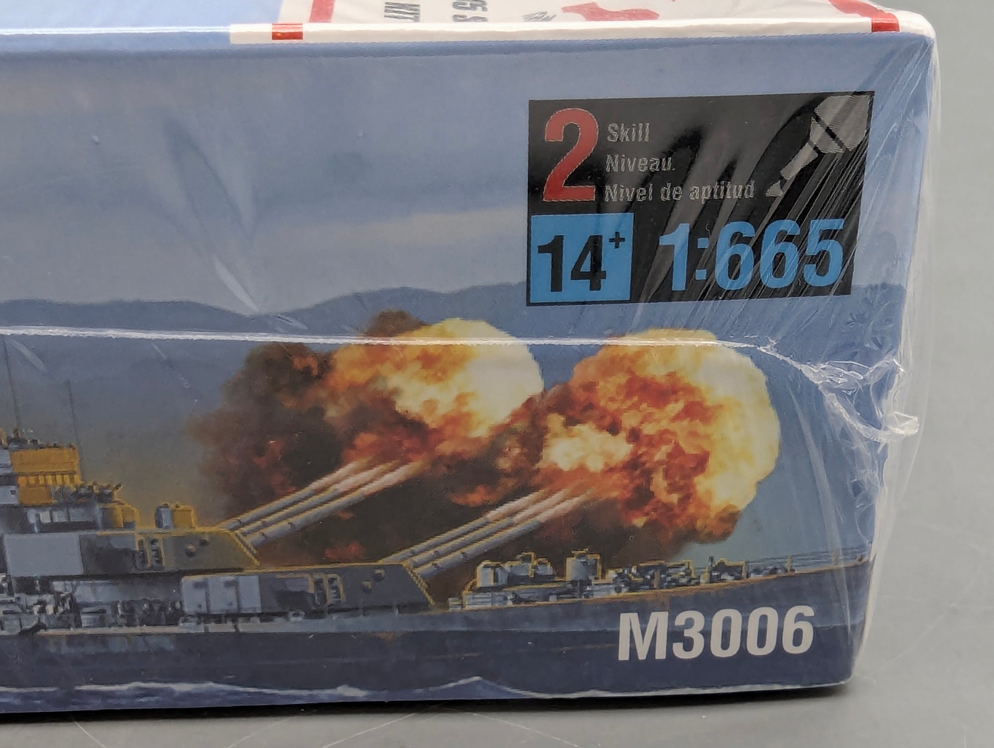 Schiff Modell Bausatz 1:665 Atlantis M3006 USS Wisconsin BB-64 mit OVP