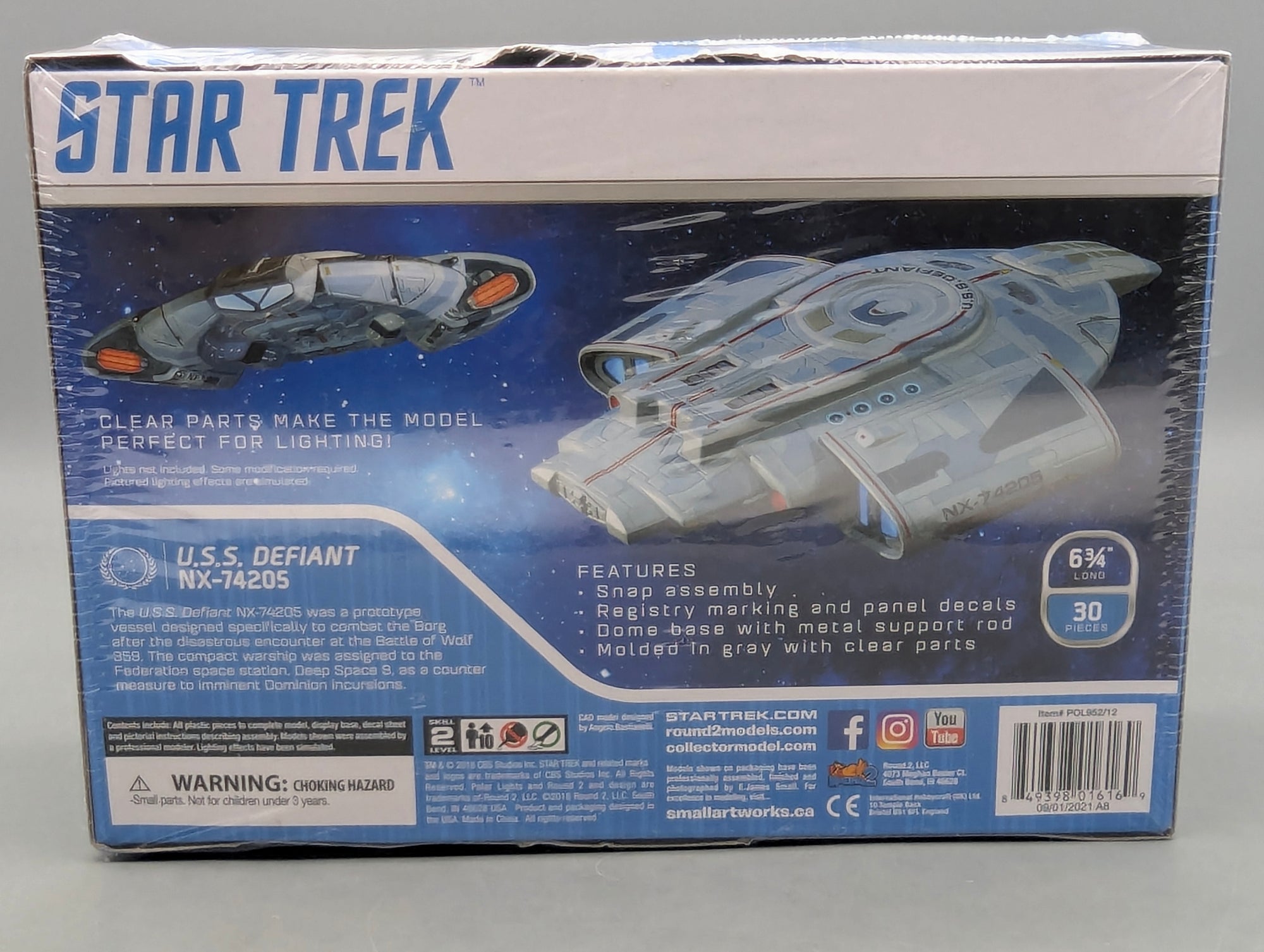 Raumschiff Modell Bausatz 1:1000 Polar Lights  Star Trek Deep Space Nine U.S.S. Defiant NX-74205 mit OVP