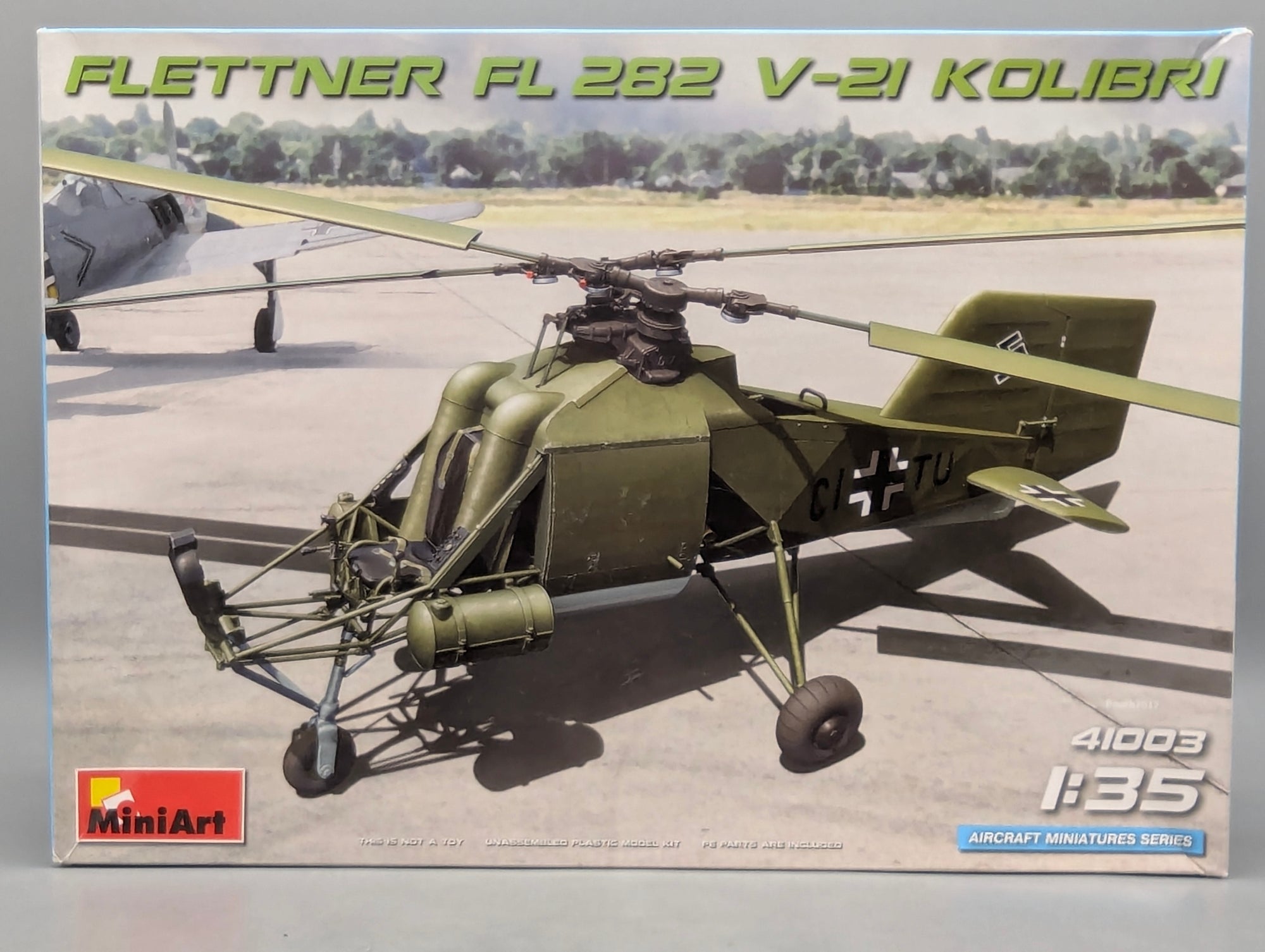 Hubschrauber Modell Bausatz 1:35 MiniArt 41003 Flettner FL 282 V-21 Kolibri mit OVP