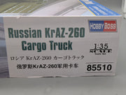 LKW Modell Bausatz 1:35 Hobby Boss 85510 Russian KrAZ-260 Cargo Truck mit OVP